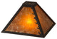 12 Square Leaf Edge Shade