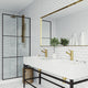 VIGO Noma 8" H Single Handle Single Hole Bathroom Faucet, Matte Brushed Gold