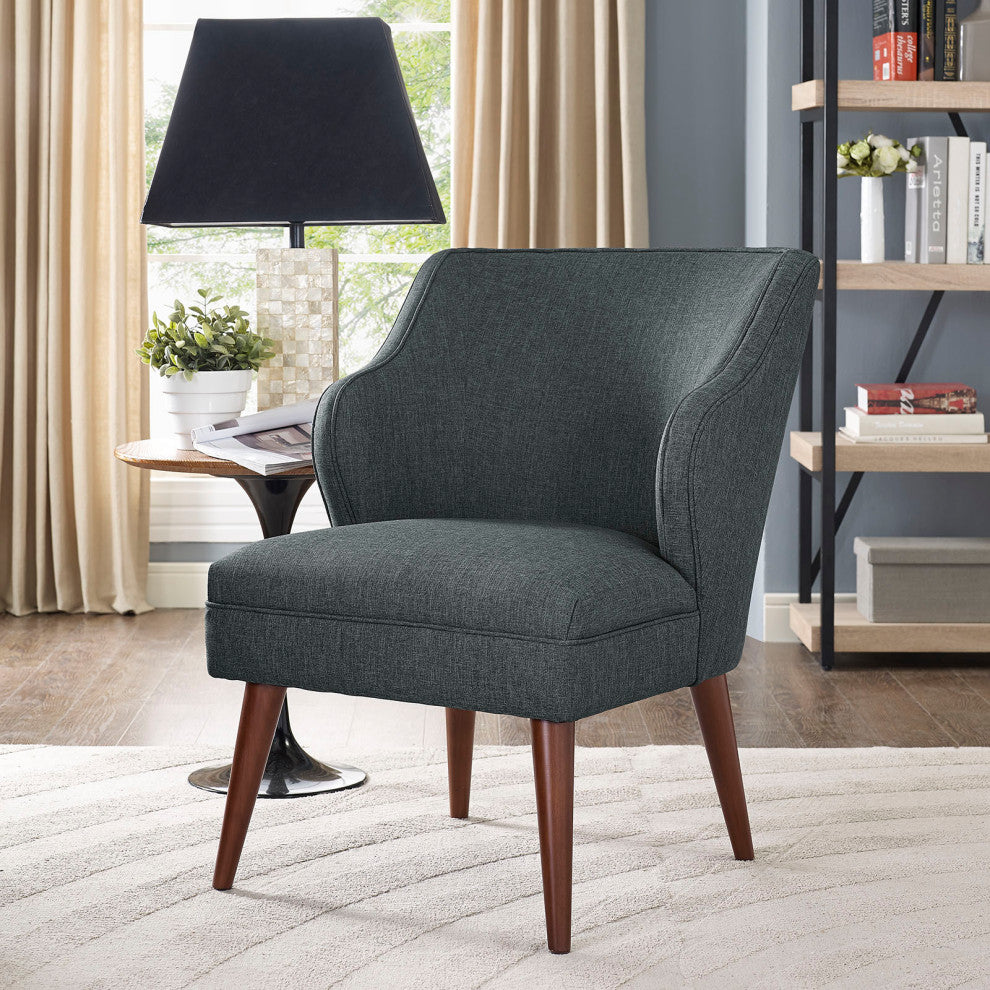 Modway Swell Fabric Armchair, Gray