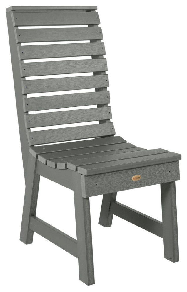 Weatherly Dining Side Chair, Coastal Teak