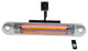 Infrared Electric Outdoor Heater, Wall Mounted With Led and Remote