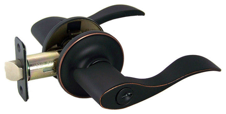 Kingston Door Lever, Oil Rubbed Bronze