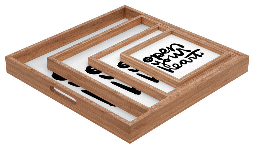 Deny Designs Kal Barteski Open Your Heart Square Tray