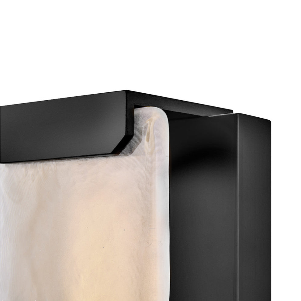 Hinkley Zayde Medium Wall Mount Lantern, Black