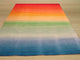 Hand-Tufted Wool Multicolor Contemporary Stripe Rainbow Rug, 5' X 8'