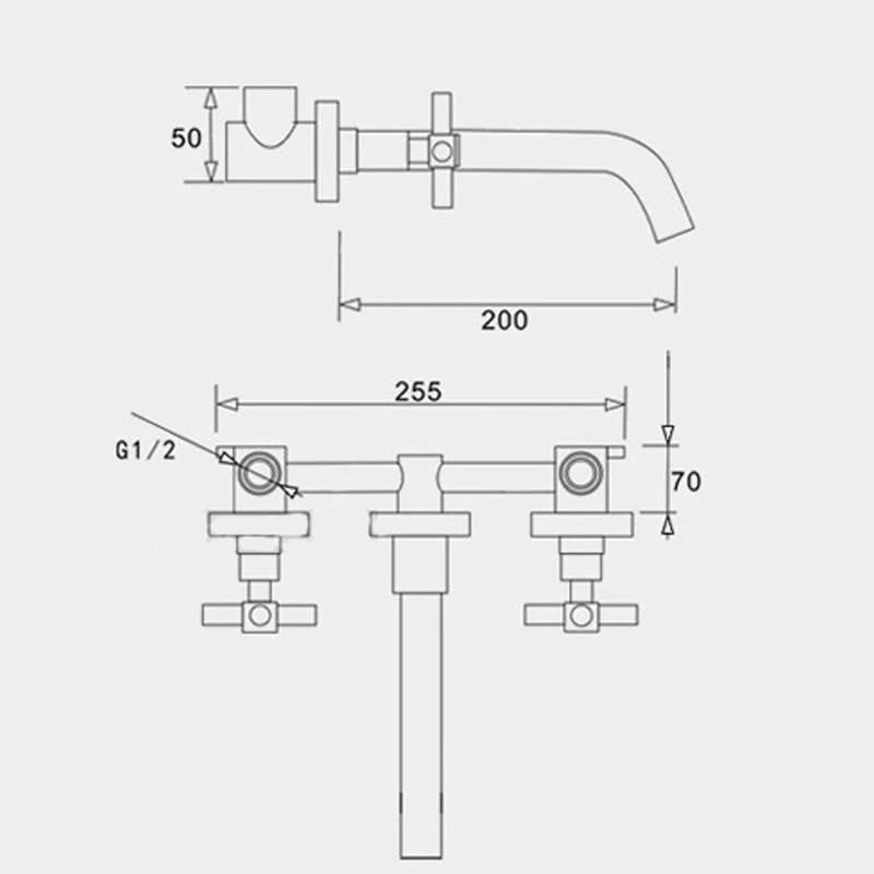 Campania Wall Mounted Faucet