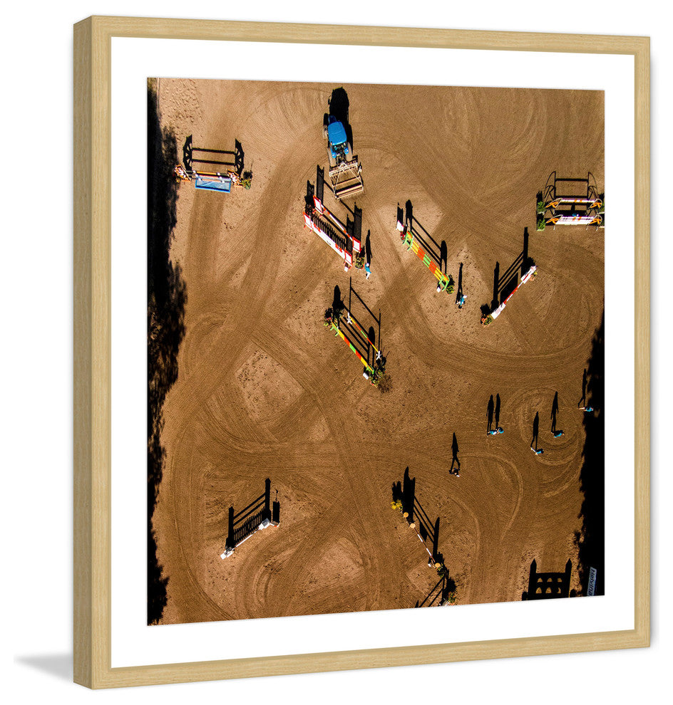 "Hurdles" Framed Print by Karolis Janulis