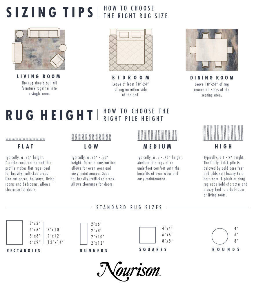 Nourison Aloha 4' x Round Multicolor Tropical Area Rug