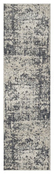Nourison Quarry 2'2" x 7'6 Ivory Grey Modern Indoor Rug