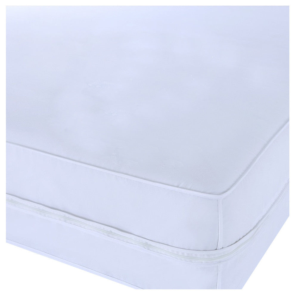 Lotus Home Microfiber Water and Stain Resistant Mattress Protector, Twin
