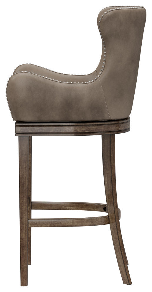 Hillsdale  Caydena Swivel Stool, Taupe, Barstool