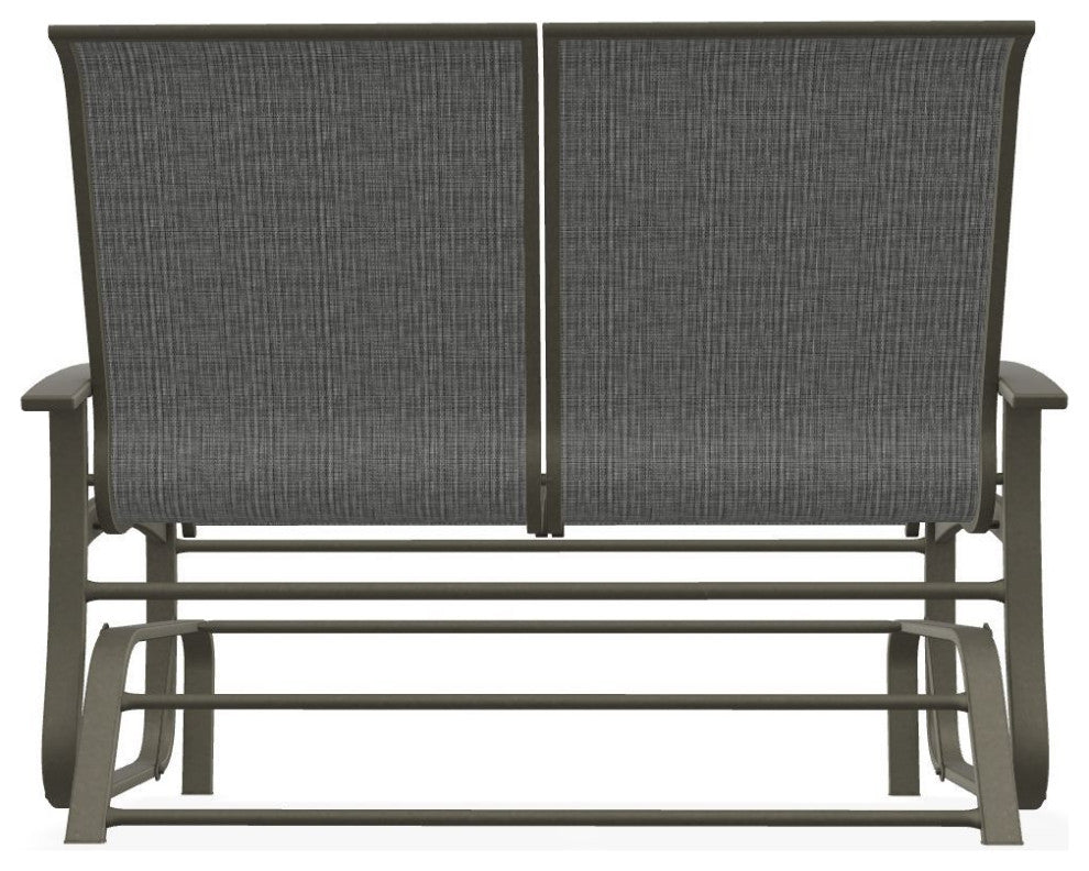 Belle Isle Sling 2-Seat Glider, Anchor/Storm