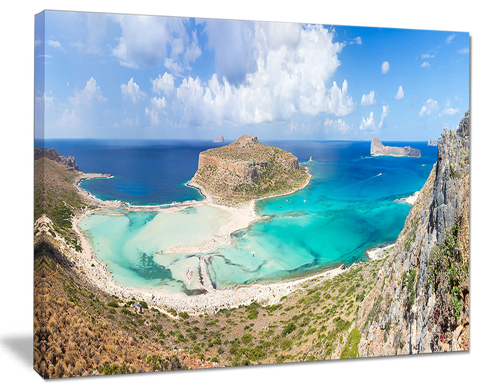 "Balos Beach At Crete Island Greece" Oversized Beach Wall Art, 20"x12"