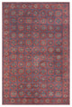 Reverie Echo Area Rug, Deep Red, 5'x8'