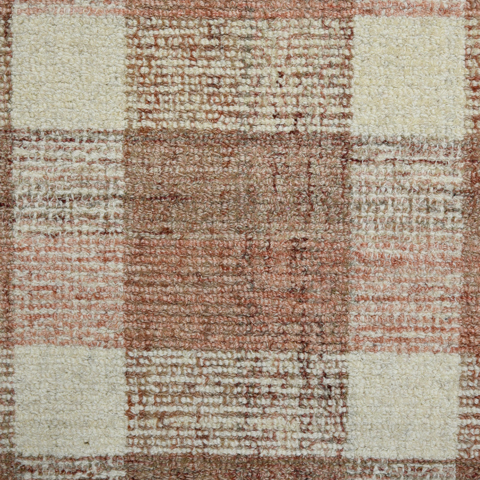 Tartan Cartwell Area Rug, Pink, 9' x 13', Plaid