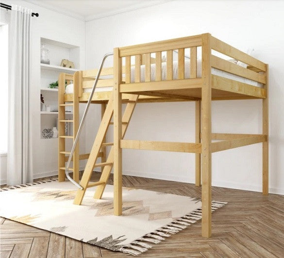 Hillcrest Twin Twin High Corner Beds, Natural