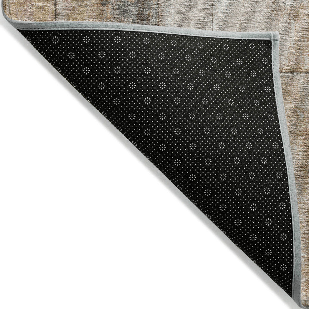 Machine Washable Indoor/Outdoor Chantille ACN1876 Copper 3' x 5' Rug