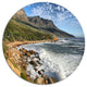 Beautiful South African Seashore, Seashore Disc Metal Wall Art, 36"