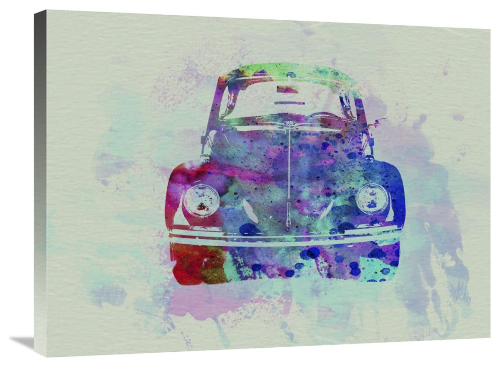 "VW Beetle Watercolor 2" Fine Art Print