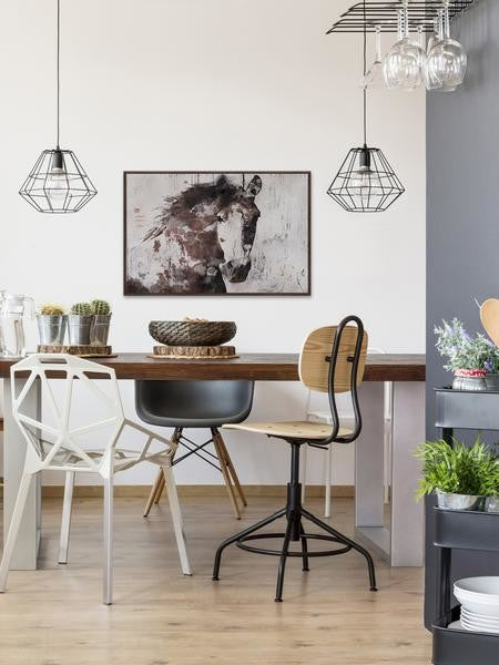 "Gorgeous Horse" Floater Framed Painting Print on Canvas, 24"x16"