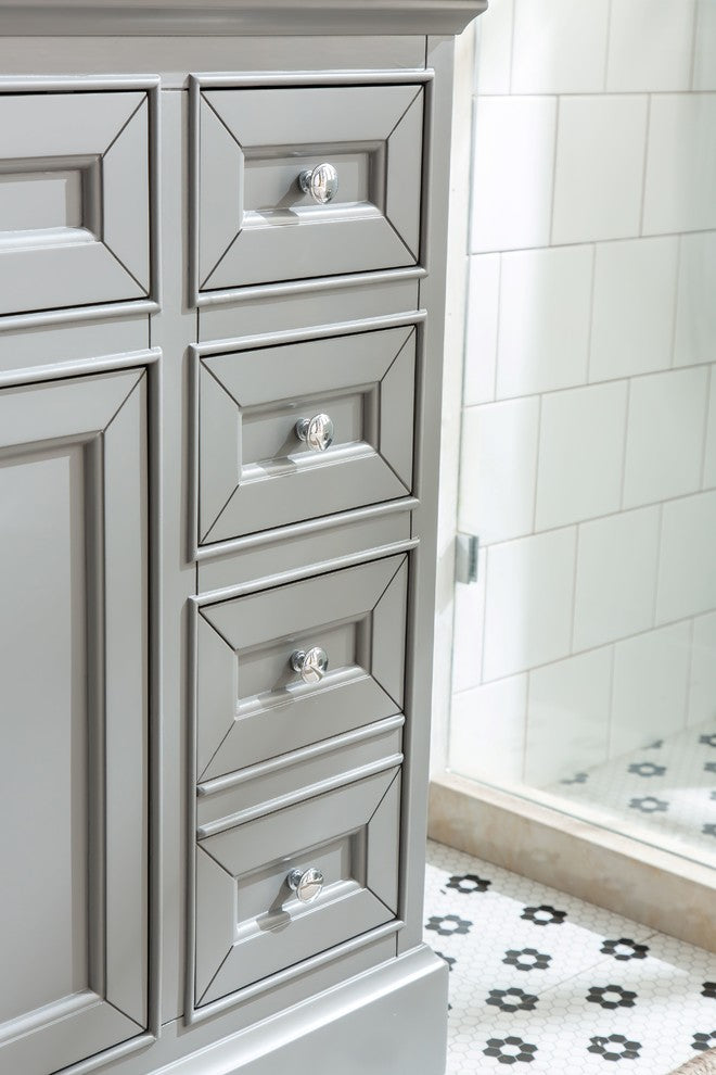 South Bay 43" Bathroom Vanity, Gray Finish