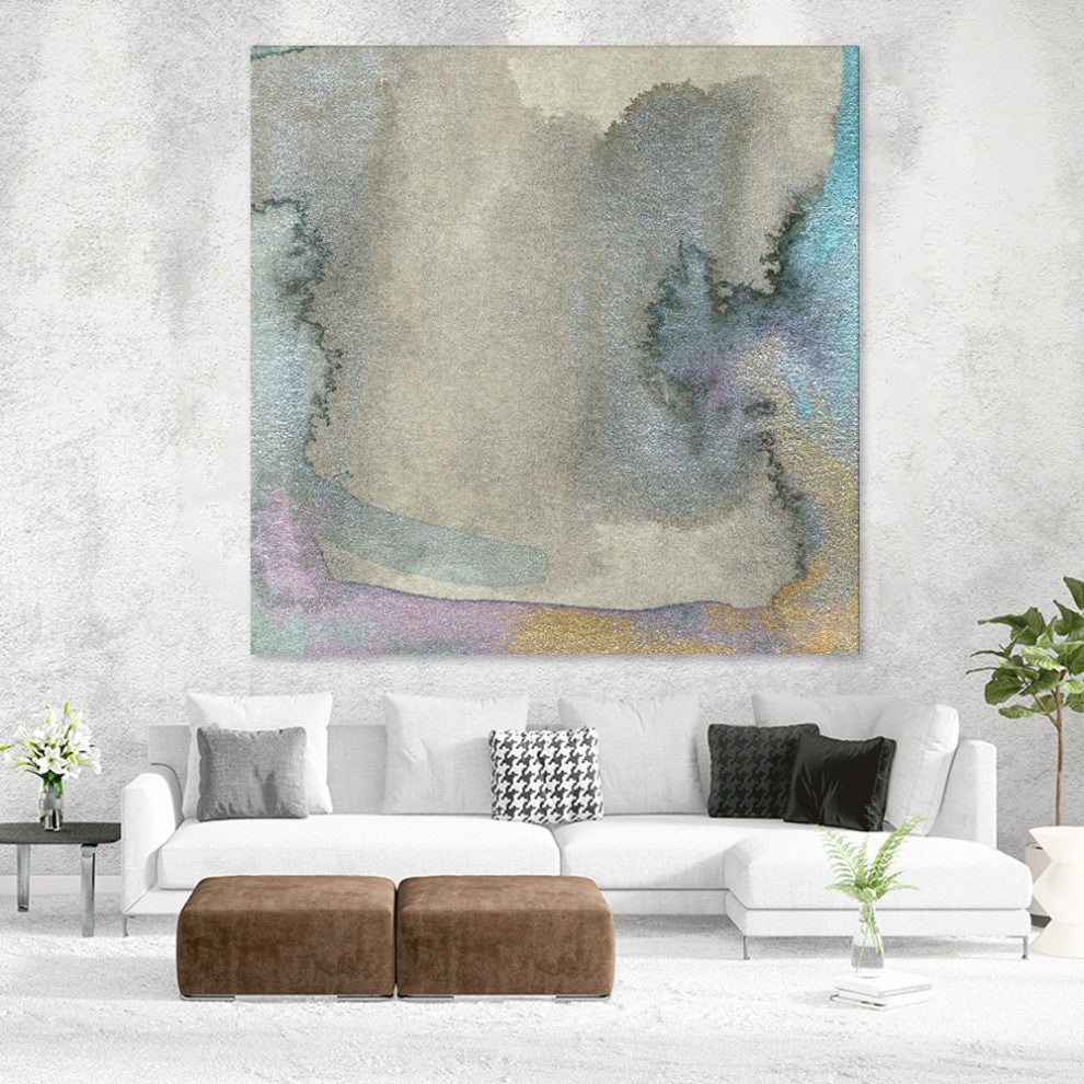 "Frosted Glass III" Fine Art Giant Canvas Print, 54"x54"
