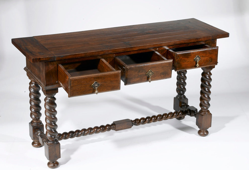 3 Drawer Console Table
