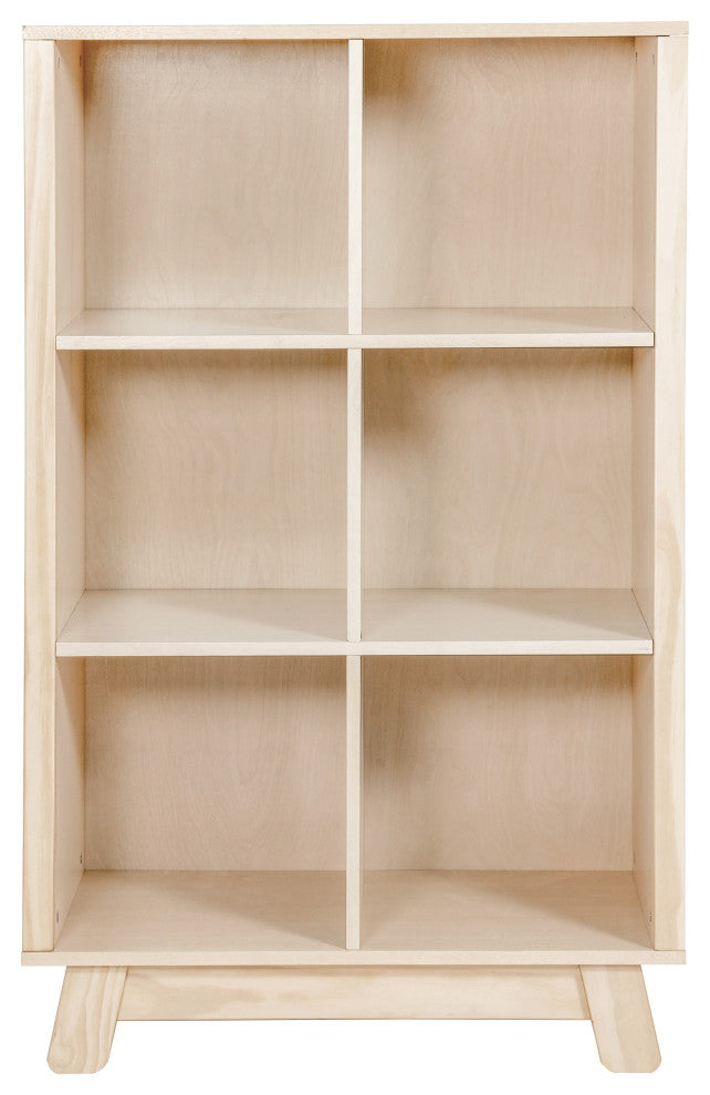 Hudson Cubby Bookcase, Washed Natural