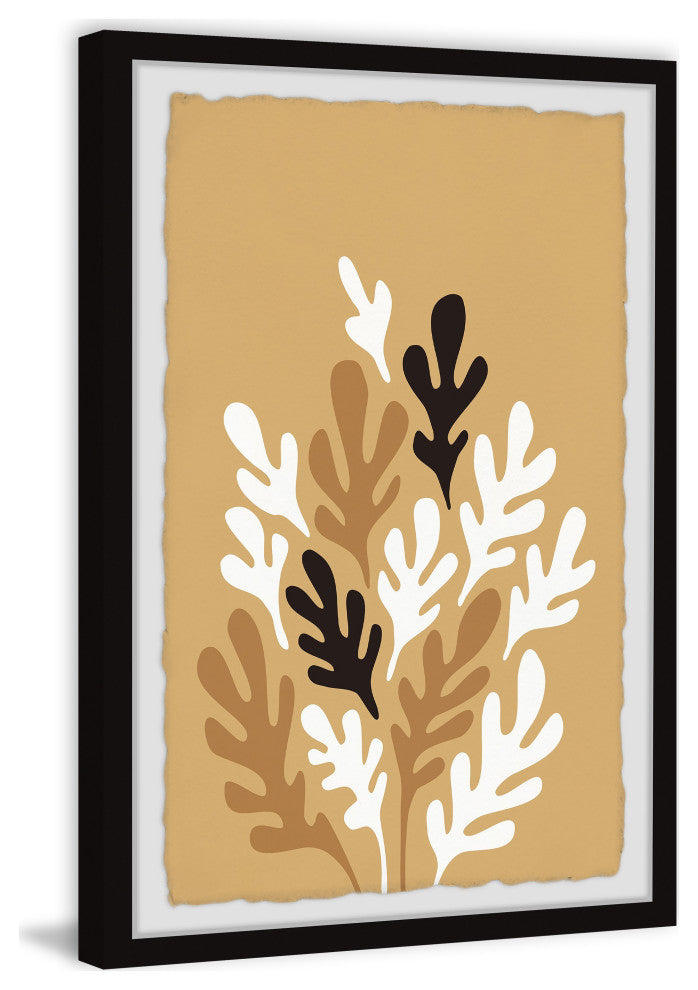 "Leaf Collection" Framed Painting Print, 20x30