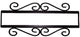 Wrought Iron House Number Frame Bouquet-Blue 5