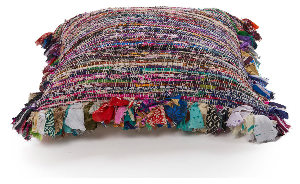 Chindi Stripe Throw Pillow