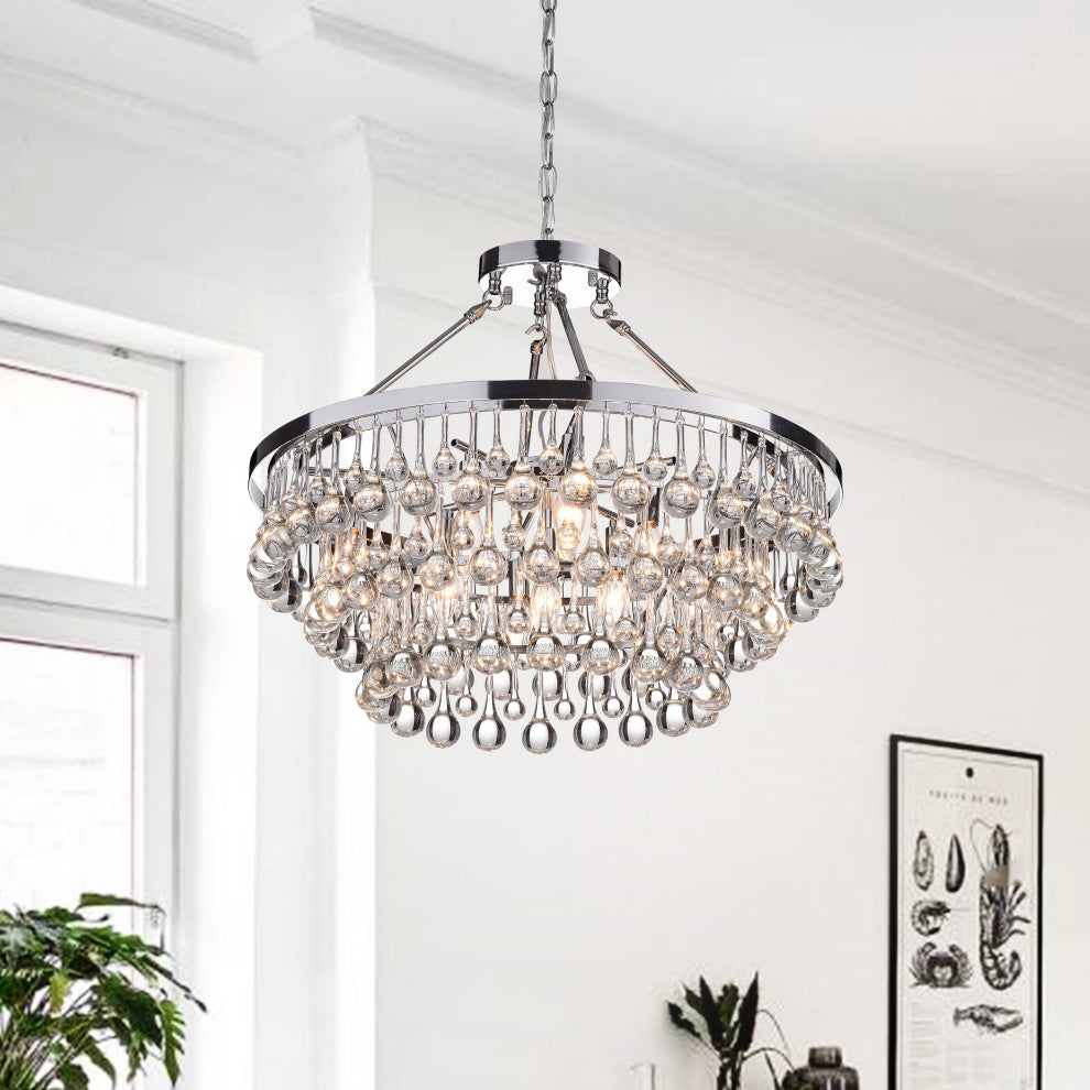 Artin 9-Light Crystal Chandelier