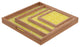 Deny Designs Aimee St Hill Amirah Yellow Square Tray