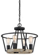 Quoizel Brockton Four Light Semi-Flush Mount BRT1717GK