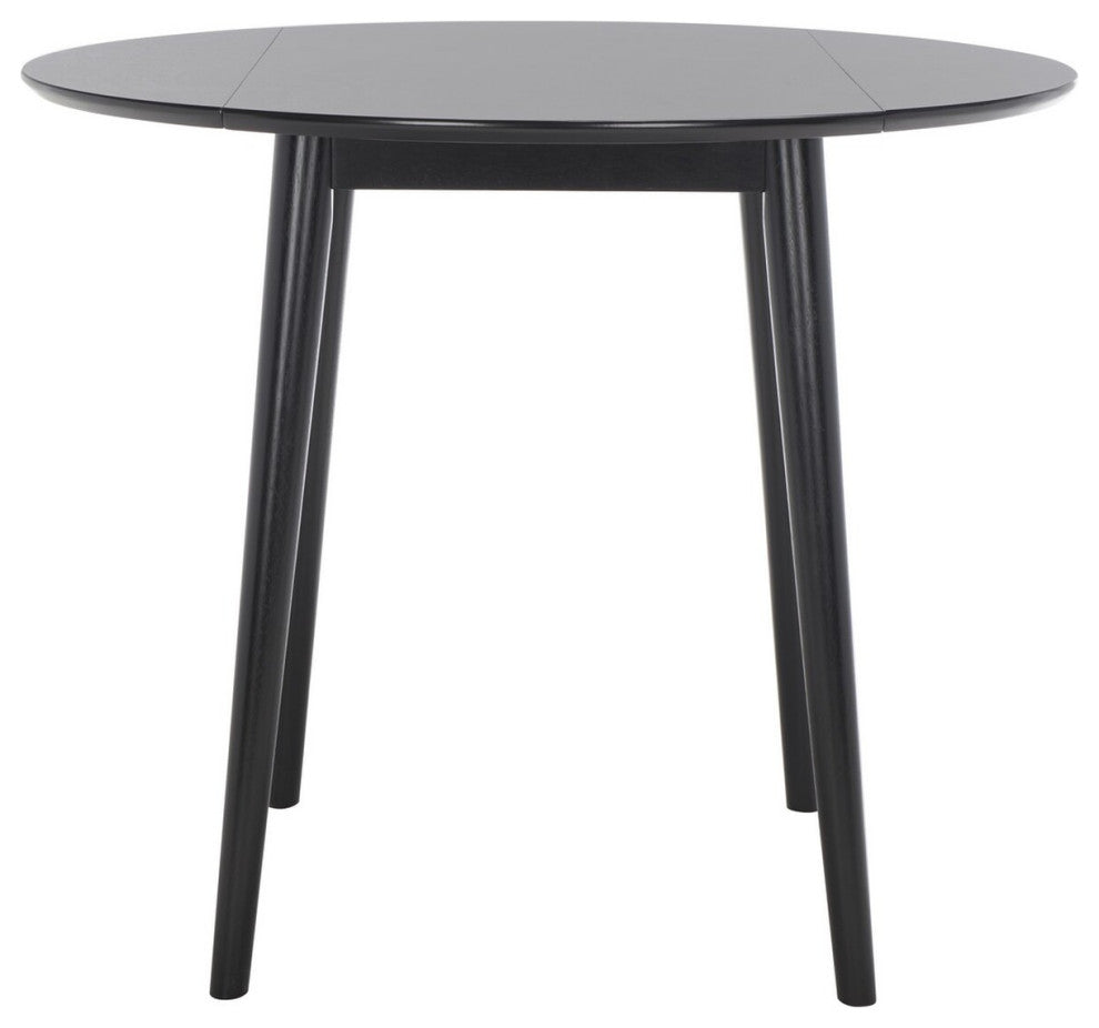 Safavieh Lovell Folding Round Dining Table, Black