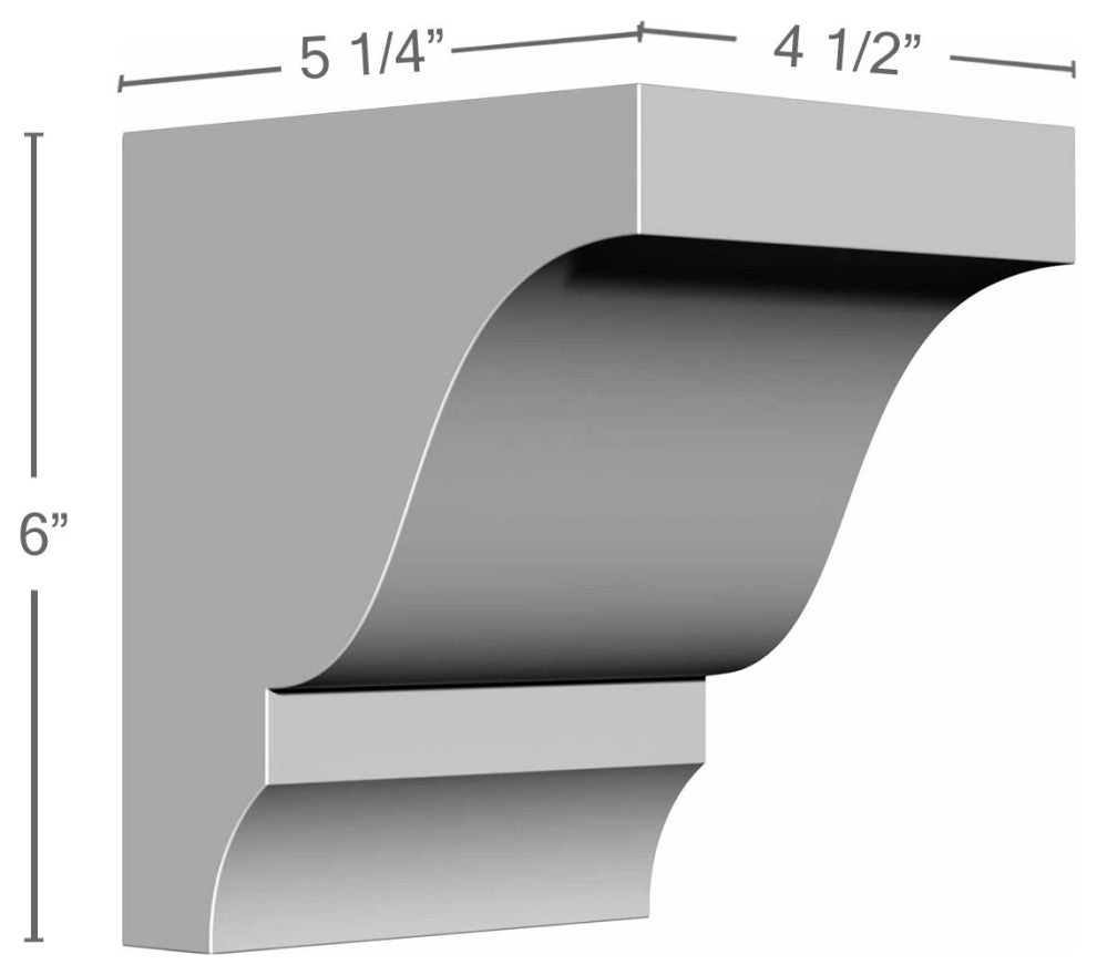 4 1/2"W x 4 1/2"D x 6"H Wigan Bracket