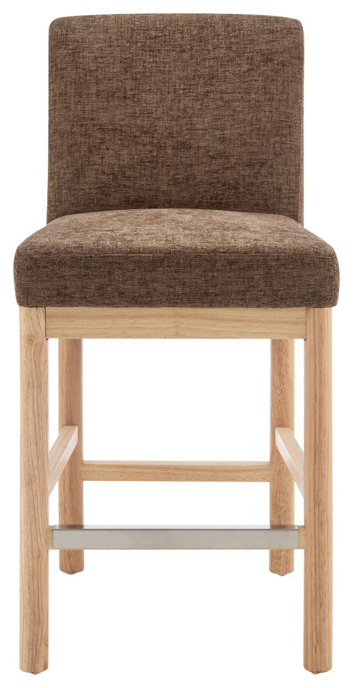 Bloomfield Fabric Counter Stool, Santana Dark Brown