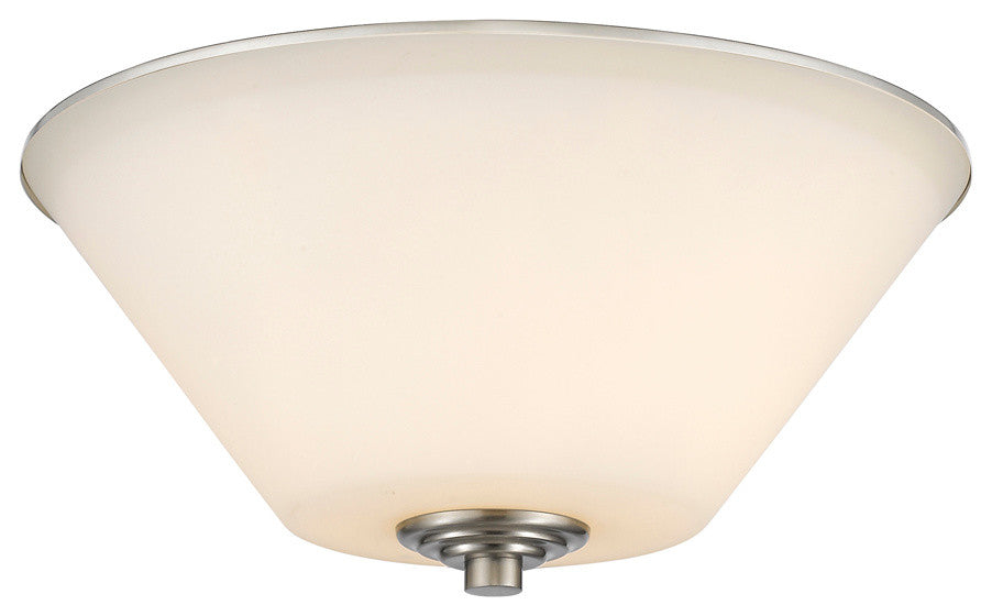 Jarra 2 Light Flush Mount, Brushed Nickel