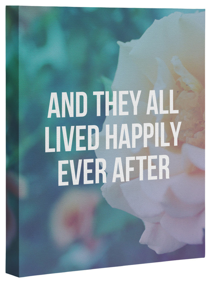 Deny Designs Leah Flores Ever After Art Canvas