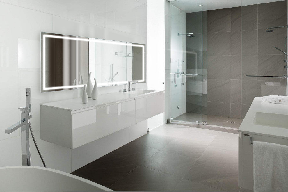 84 Inch X 30 Inch Rectangle Led Bathroom Mirror