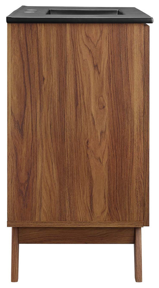 Soma 36" Bathroom Vanity - Walnut Black