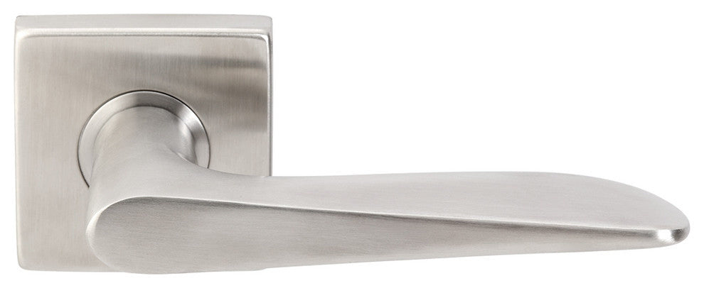 Ecco Lever, Half Passage, RH, Satin Stainless Steel, 2-3/8" Backset
