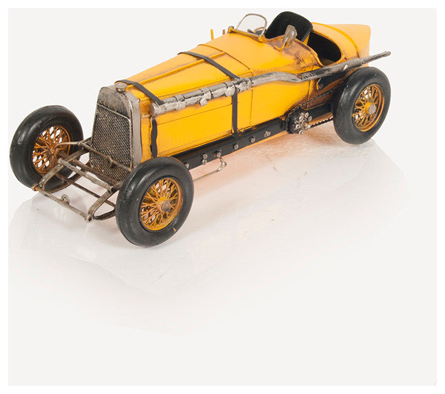 Alfa Romeo P2 Classic Racing Car Model, Collectible Metal Scale Model Car