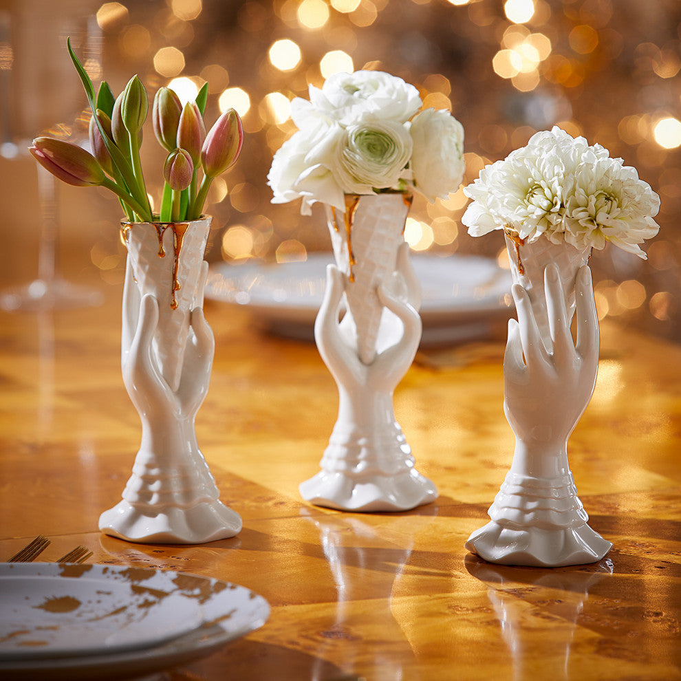 I-Scream Vase, Gilded