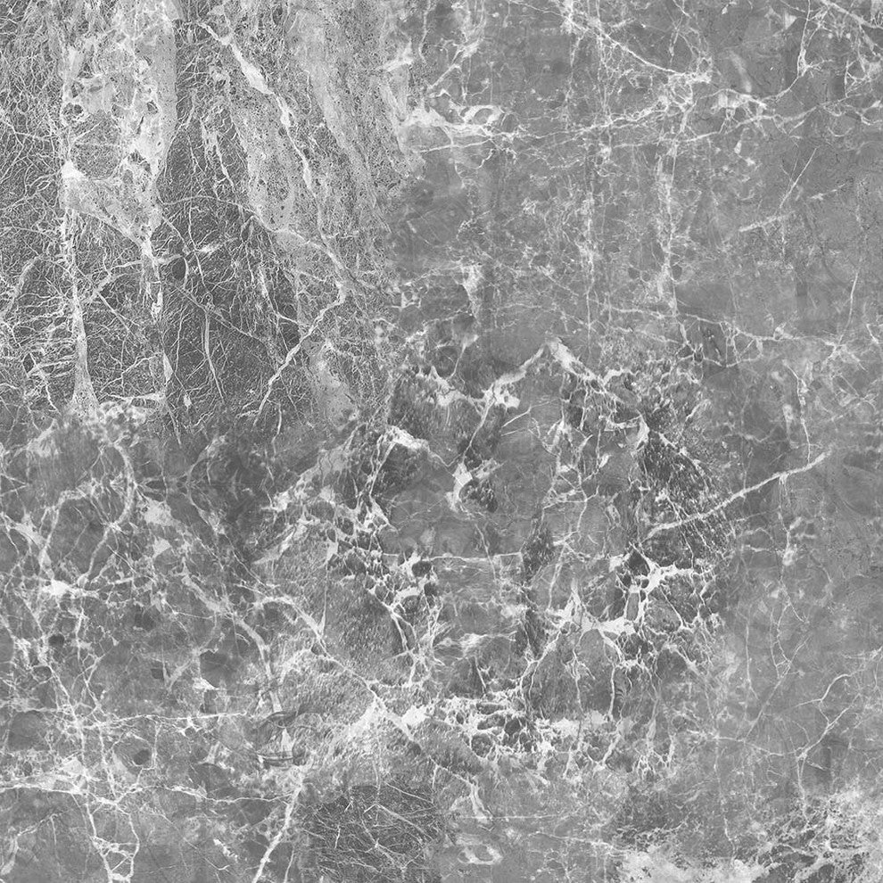 20"x20" Gray Marble Luxury Vinyl Tile, Set of 6