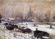 Claude Oscar Monet Amsterdam in The Snow Premium Canvas Print