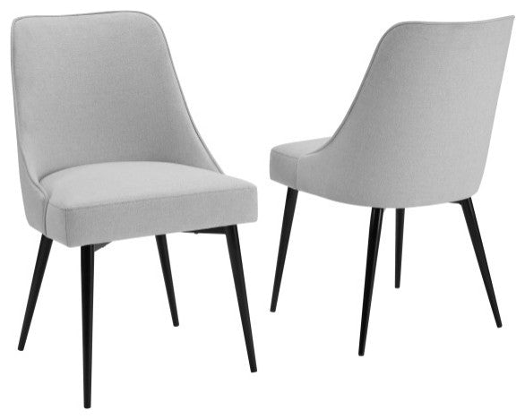 Colfax Side Chair Charcoal, Set of 2, Stone