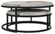 Hayword Hide Set of 2 Nesting Coffee Tables, Sparrow Gray