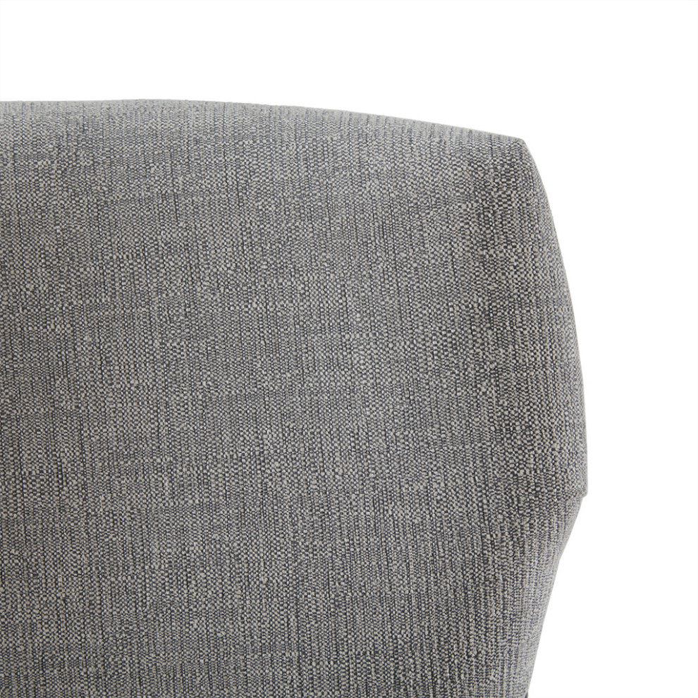 Madison Park Signature Hutton Transitional Side Dining Chair, Grey, Set of 2