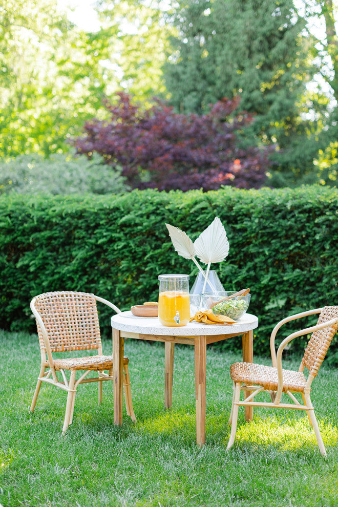 Lilas Rattan Bistro Chair Set of 2